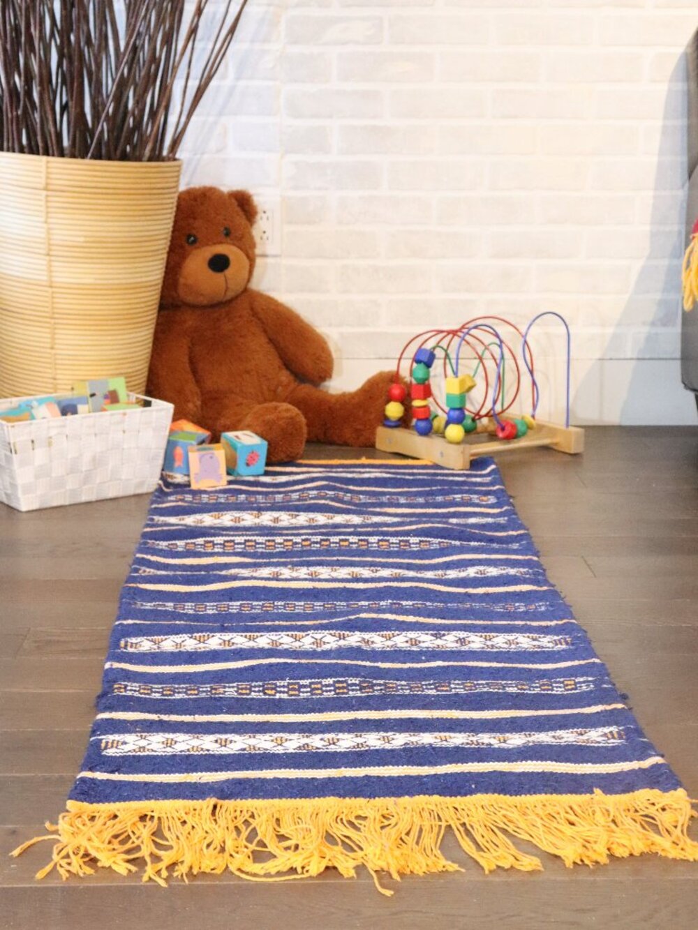 NEW Handmade small Moroccan Rug, berber rug, Handwoven rug 23 by 50 in
